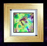 Gold Burst Frame - Handcrafted Framed Artwork - dr17-0074